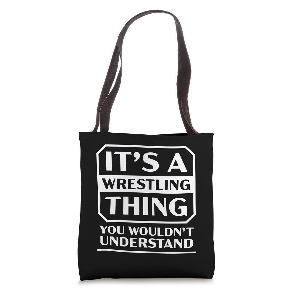 Wrestling Wrestlers Sport Vintage Wrestler Tote Bag c: